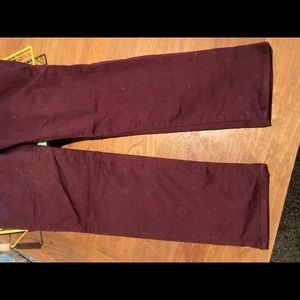 Maroon pants